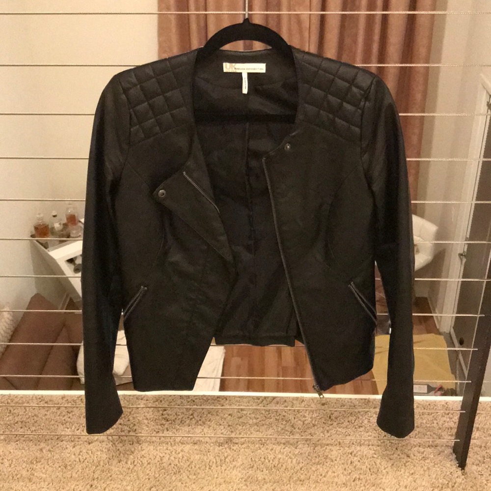 Beautiful black jacket (Faux leather)